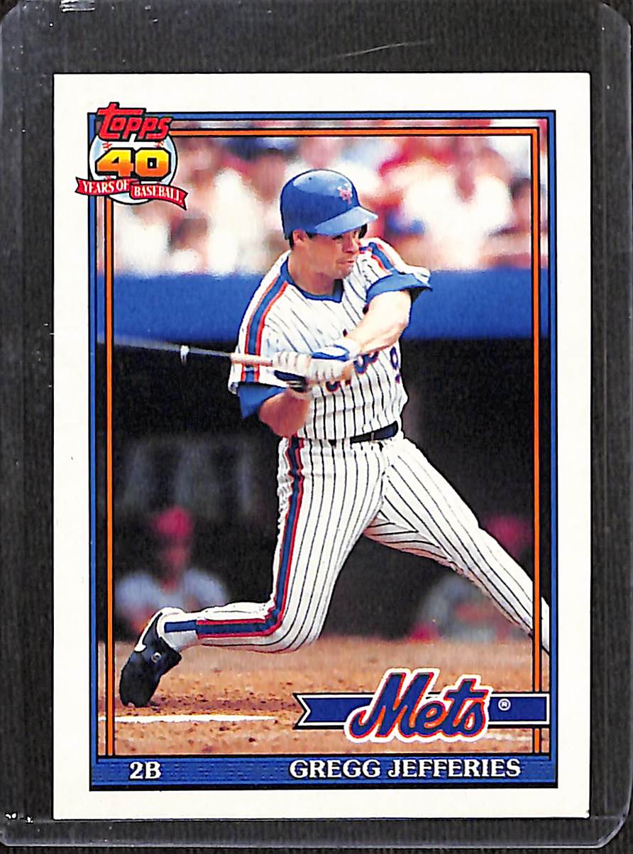 FIINR Baseball Card 1991 Topps 40 Years Gregg Jefferies MLB Baseball Card #30 - Mint Condition