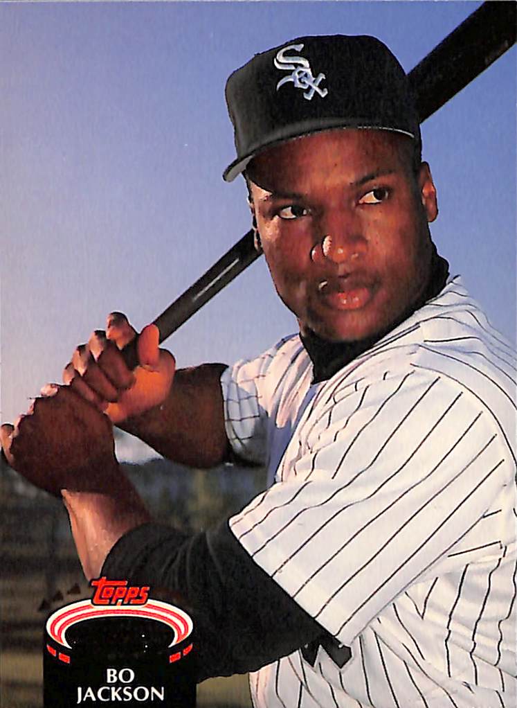 FIINR Baseball Card 1991 Topps Bo Jackson Baseball Card White Sox #654 - Mint Condition