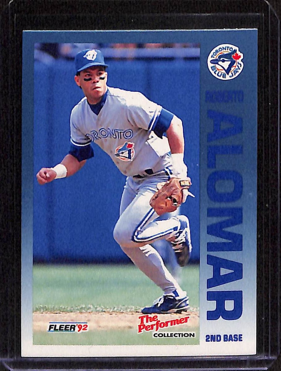 FIINR Baseball Card 1992 Fleer Roberto Alomar MLB Baseball Card #24 - Mint Condition