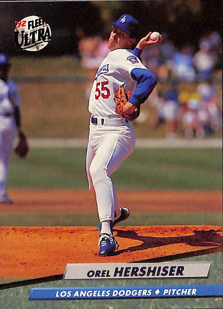 FIINR Baseball Card 1992 Fleer Ultra Orel Hershiser MLB Baseball Card #507 - Mint Condition