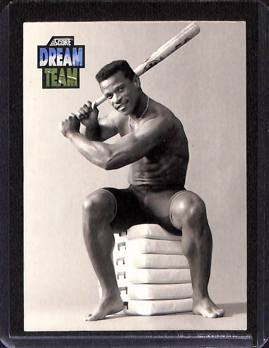 FIINR Baseball Card 1992 Score Dream Team Rickey Henderson Baseball Card #441 - Mint Condition