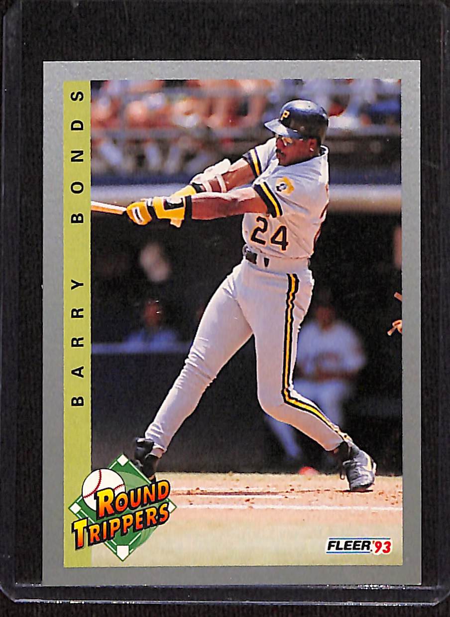 FIINR Baseball Card 1993 Fleer Round Tippers Barry Bonds Baseball Card #350 - Mint Condition