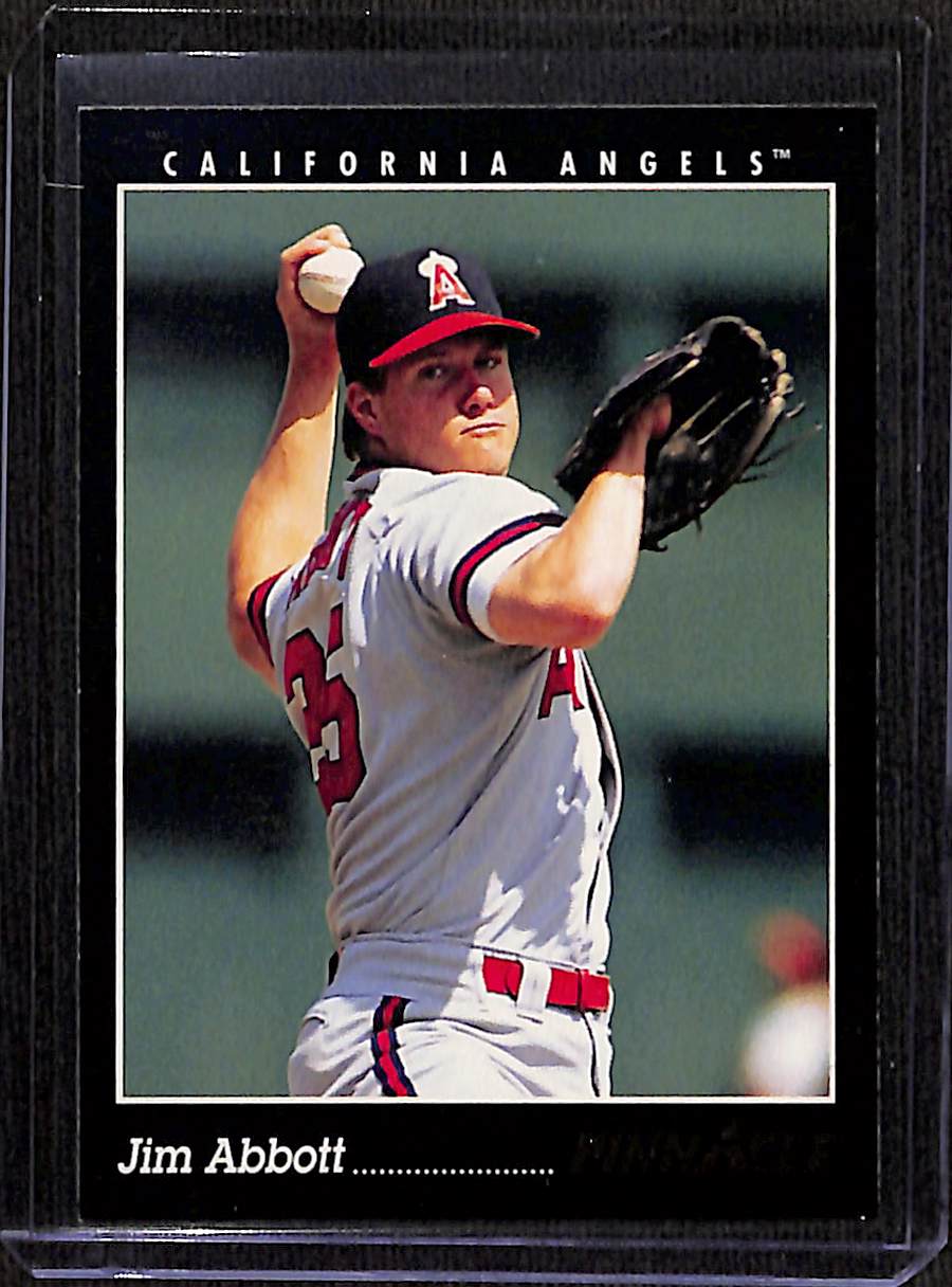FIINR Baseball Card 1993 Pinnacle Jim Abbott MLB Baseball Card #11 - Mint Condition