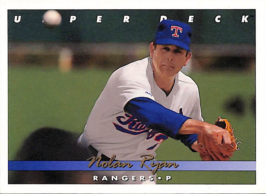 FIINR Baseball Card 1993 Upper Deck Nolan Ryan MLB Baseball Card #155 - Mint Condition