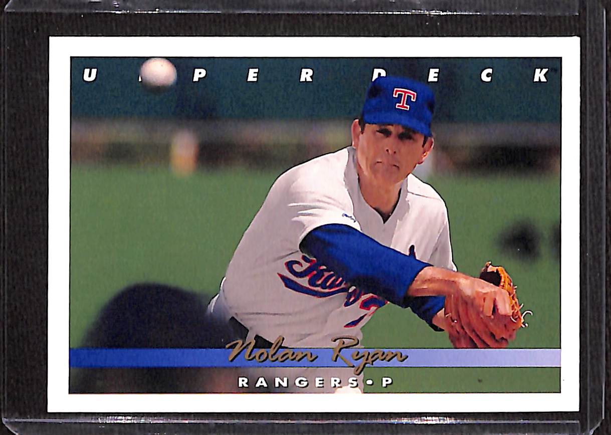 FIINR Baseball Card 1993 Upper Deck Nolan Ryan MLB Baseball Card #155 - Mint Condition