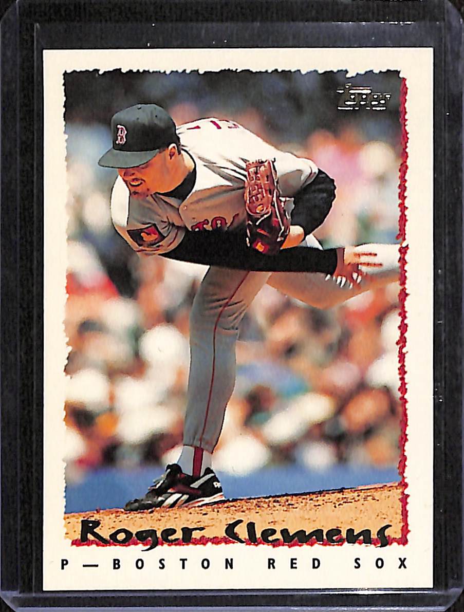 FIINR Baseball Card 1995 Topps Roger Clemens MLB Baseball Card #360 - Mint Condition