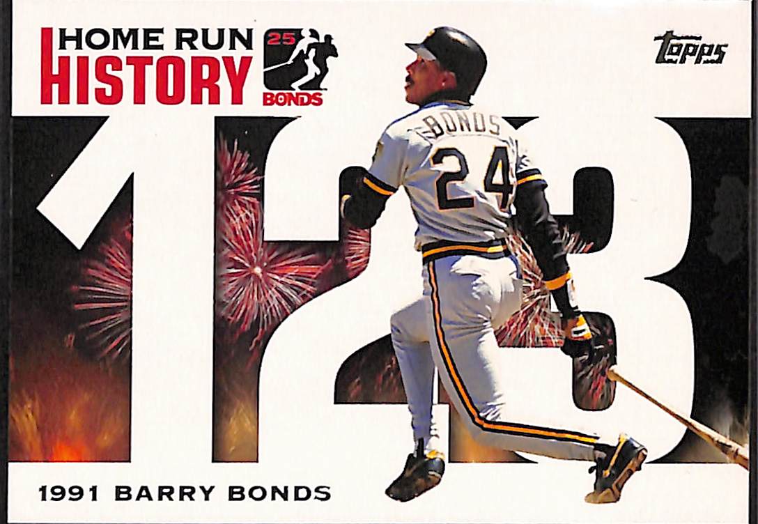 FIINR Baseball Card 2005 Topps Home Run History Barry Bonds Baseball Cards - Set of Six Cards - Mint Condition