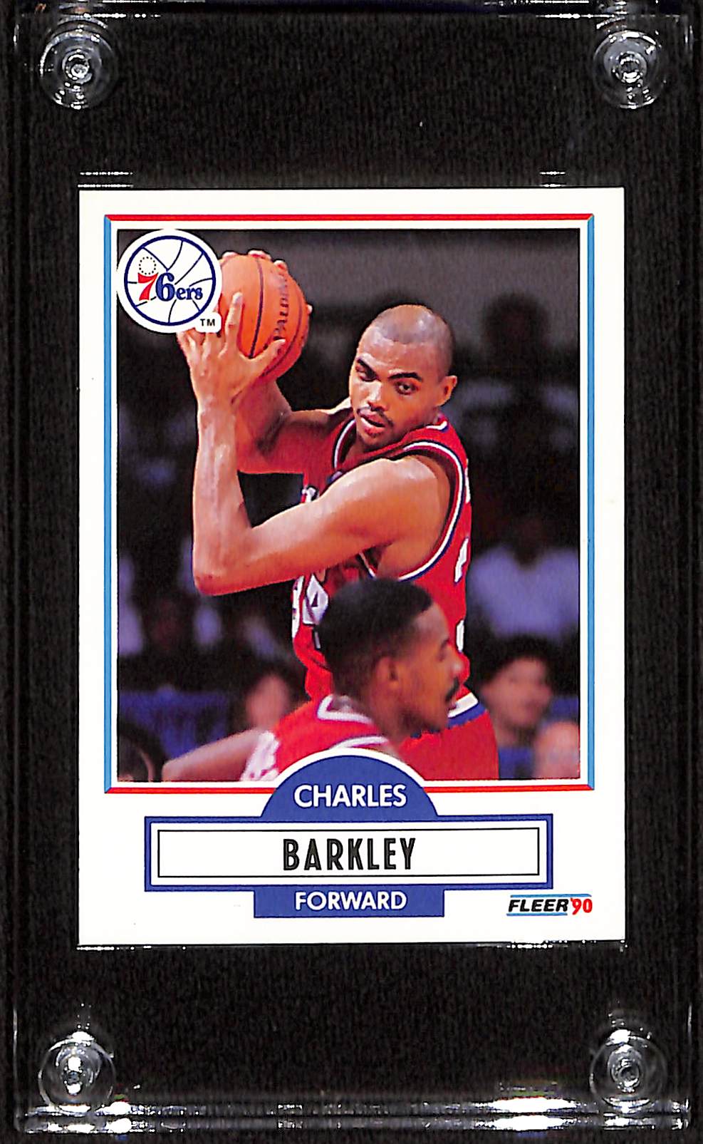 FIINR BasketBall Card 1990 Fleer Vintage Charles Barkley NBA Basketball Card #139 - Mint Condition