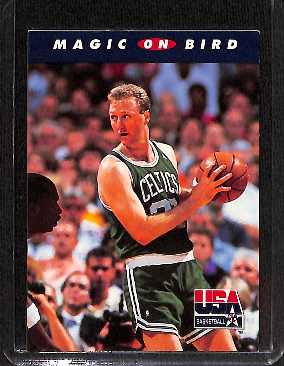 FIINR BasketBall Card 1992 Skybox Larry Bird NBA Basketball Player Card #102 - Mint Condition