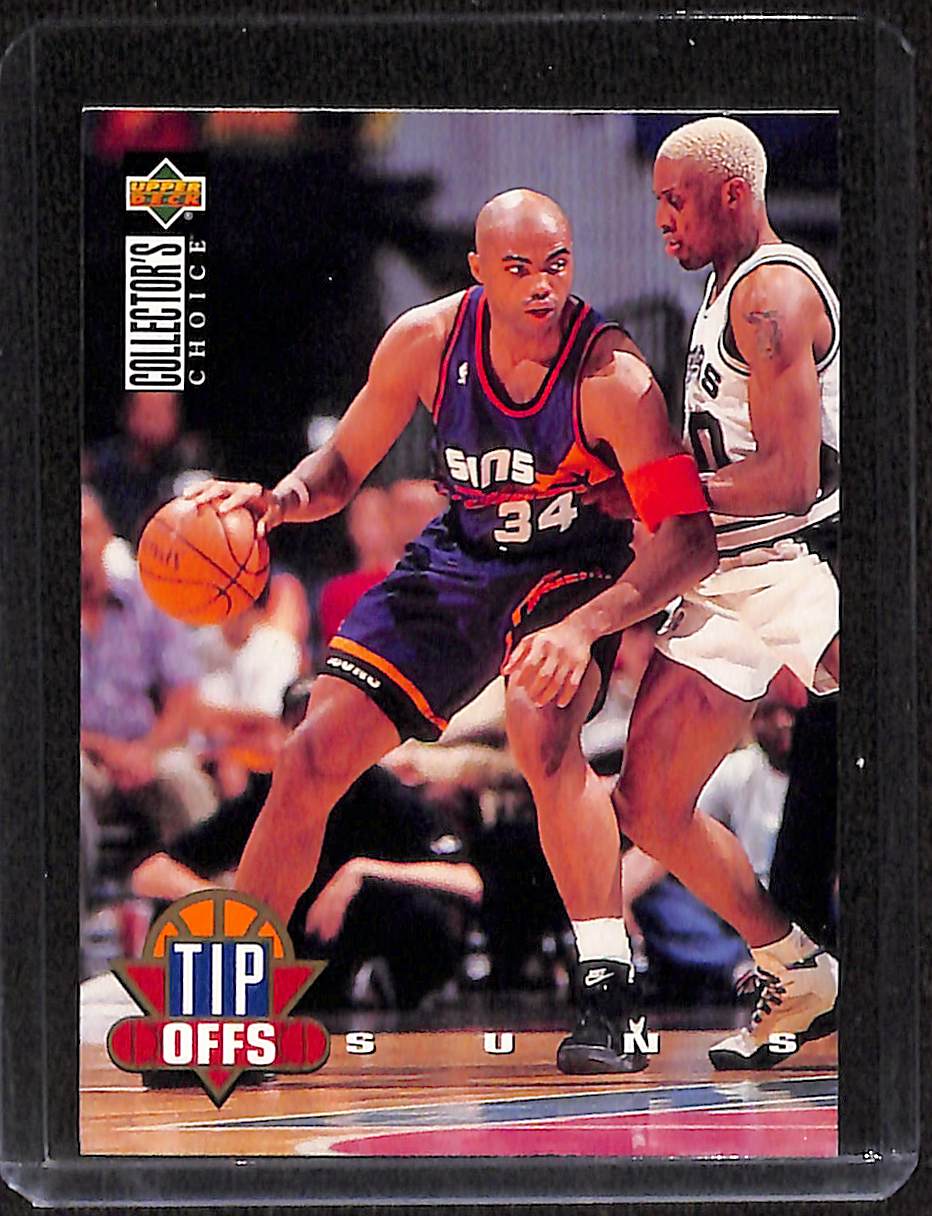 FIINR BasketBall Card 1994 Upper Deck Charles Barkley and Dennis Rodman NBA Basketball Card #186 - Mint Condition