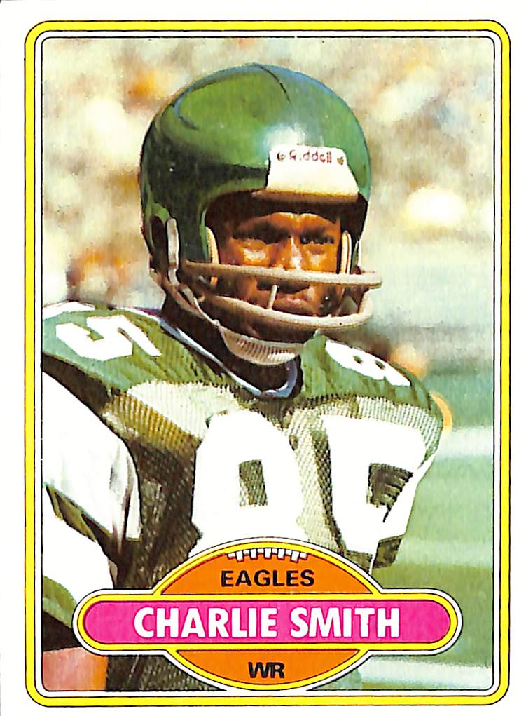 FIINR Football Card 1980 Topps Charlie Smith Football Card #154 - Vintage - Mint Condition