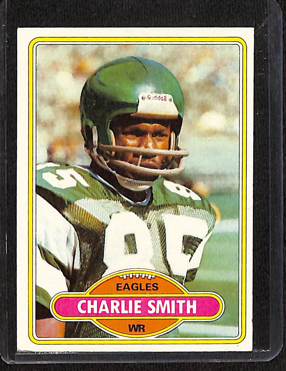 FIINR Football Card 1980 Topps Charlie Smith Football Card #154 - Vintage - Mint Condition