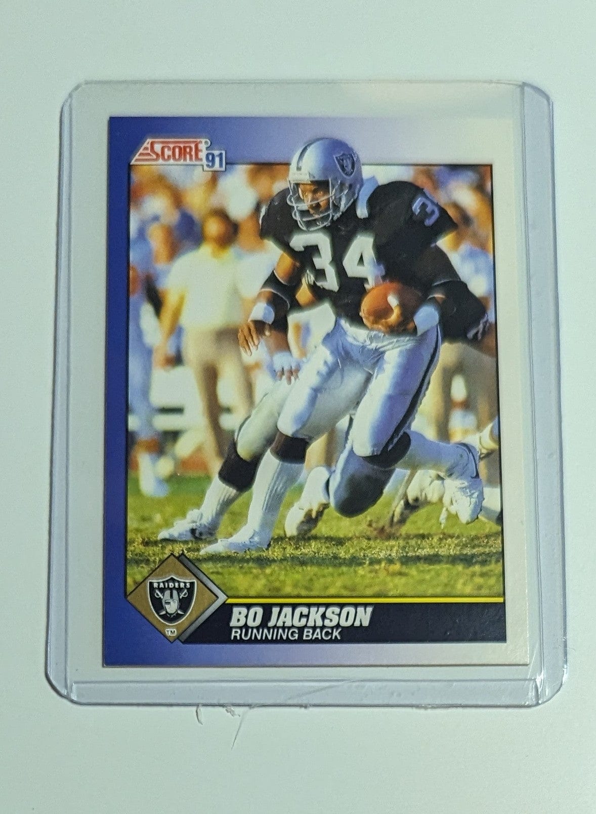 FIINR Football Card 1991 Score Bo Jackson Football Card #100 - Mint Condition