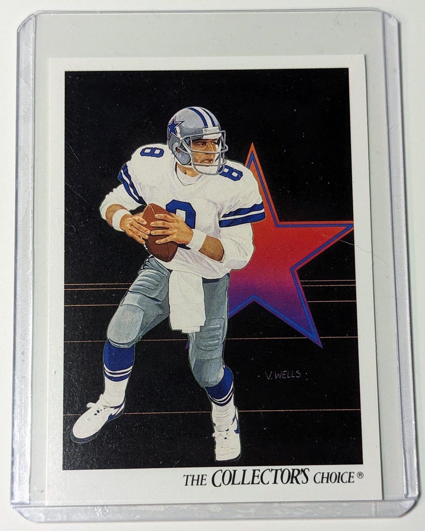 FIINR Football Card 1991 Upper Deck Troy Aikman Football Card #82 - Mint Condition