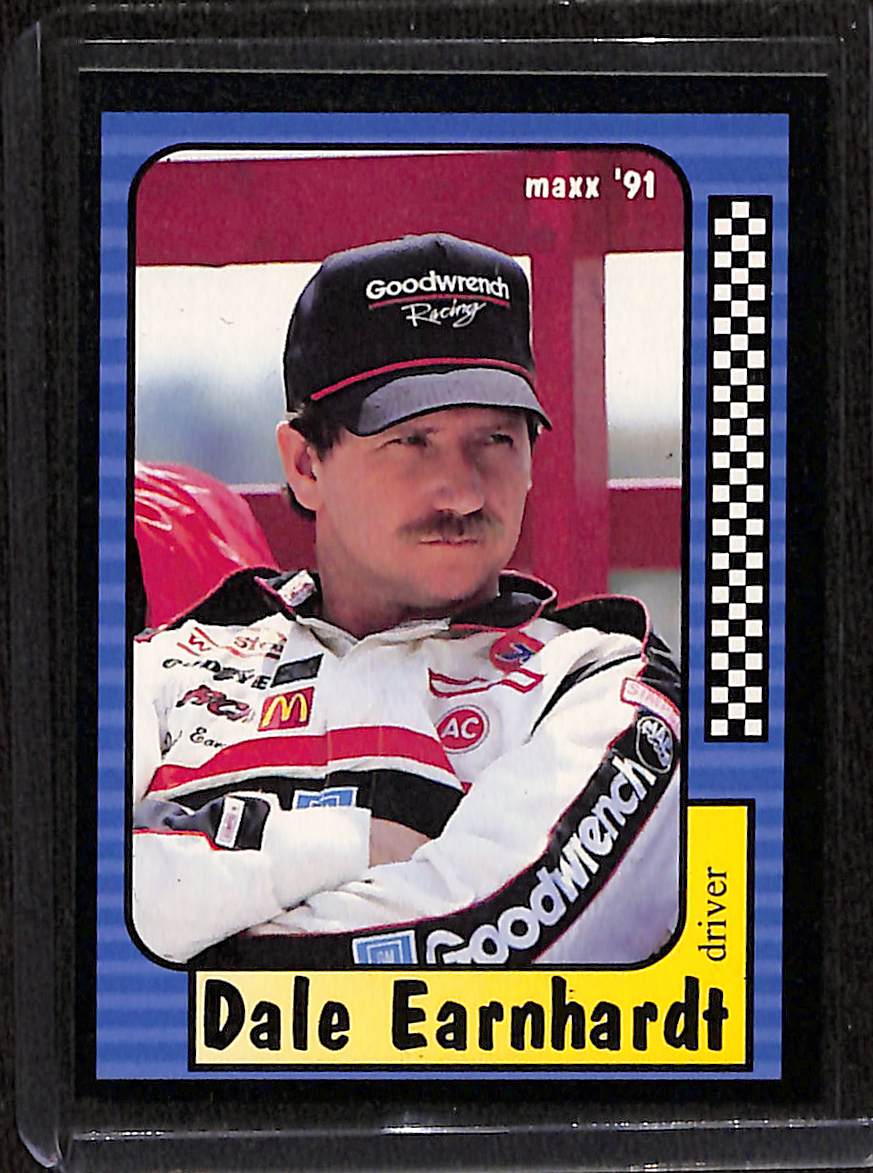 FIINR NASCAR Driver Card 1991 Dale Earnhardt NASCAR Drivers Card #3 - Vintage - Mint Condition