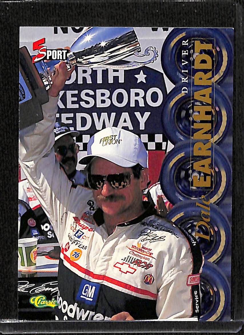 FIINR NASCAR Driver Card 1995 Dale Earnhardt NASCAR Drivers Card #161 - Mint Condition