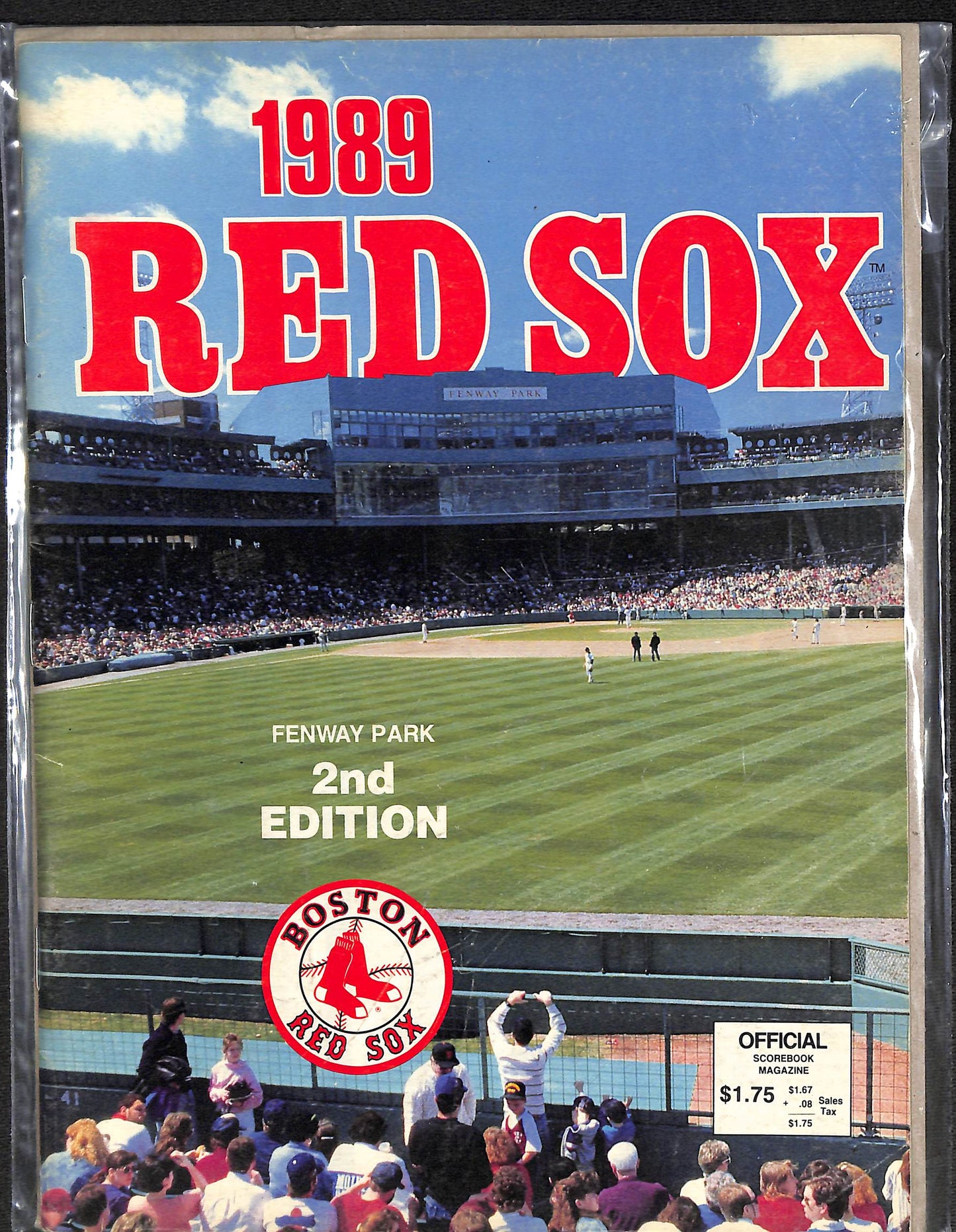 FIINR Other Sports Memorabilia 1989 Boston RED SOX 2nd Edition Official Scorebook Magazine - Pristine Condition