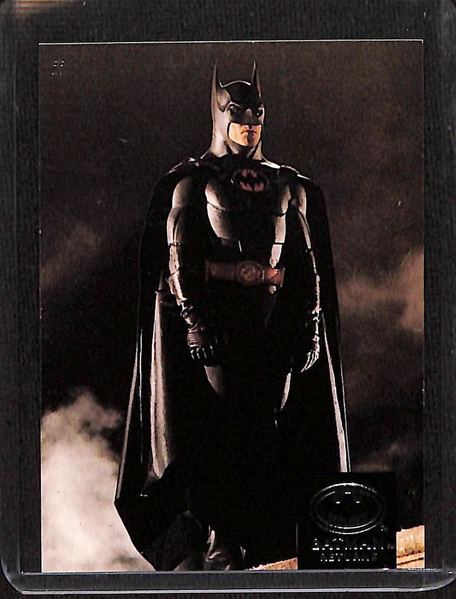 FIINR Other Sports Memorabilia 1992 Topps Batman Played By Michael Keaton Batman Returns Card #24 - Mint Condition