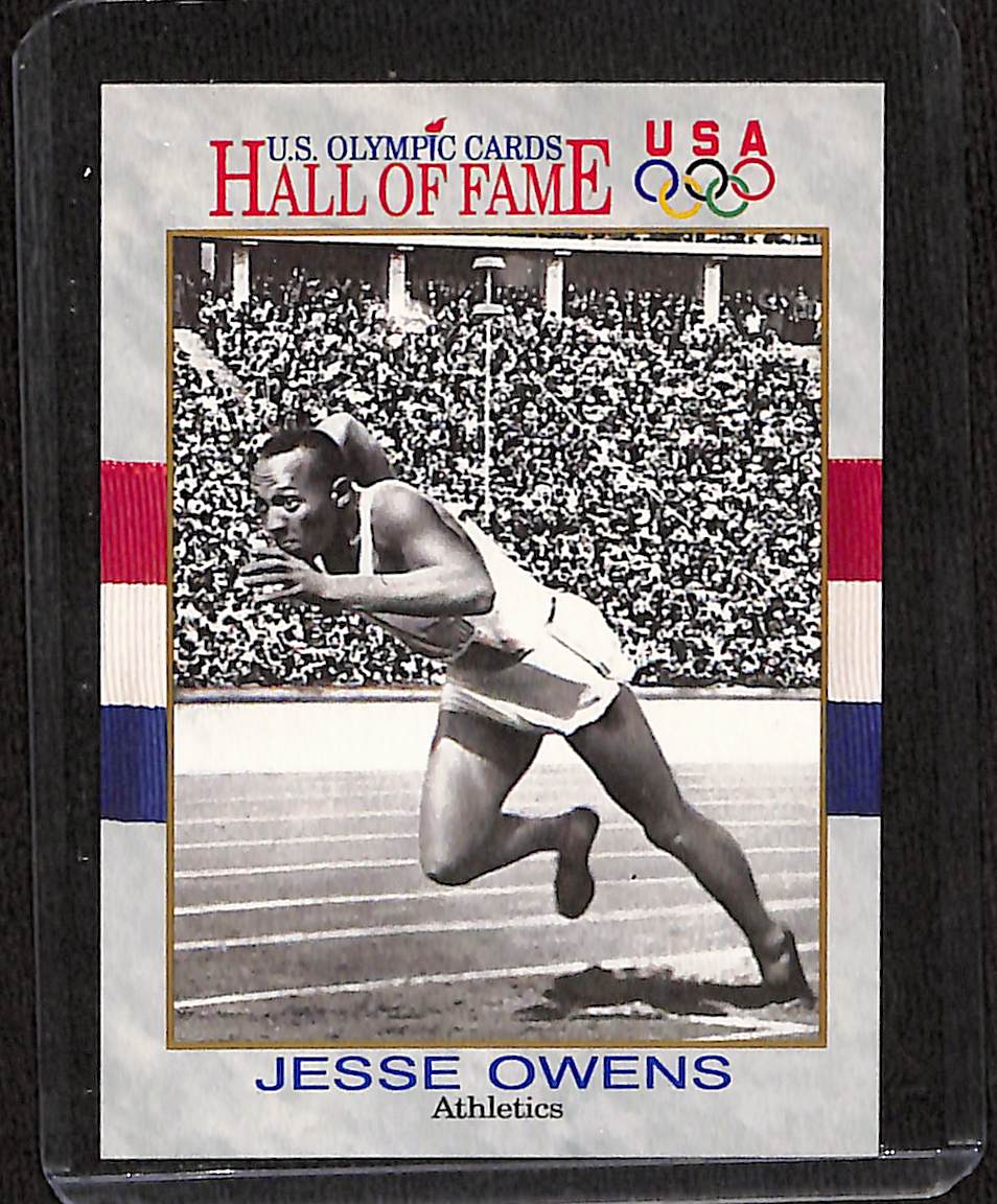FIINR US Olympic Cards 1991 Jesse Owens US Olympic Trading Card #1 - Mint Condition