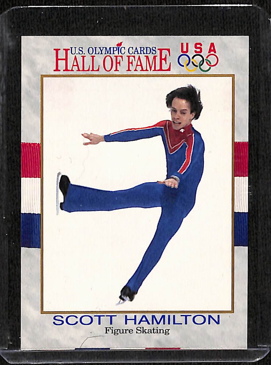 FIINR US Olympic Cards 1991 Scott Hamilton Figure Skating US Olympic Trading Card #46 - Mint Condition