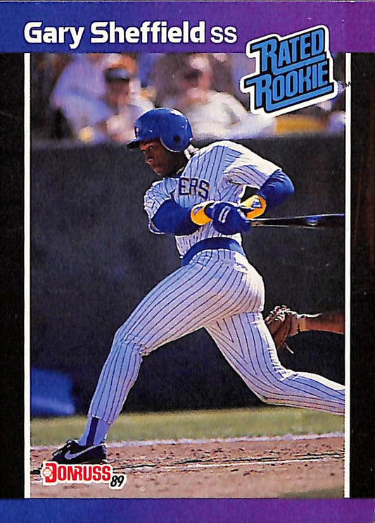 FIINR Auctions  Baseball Card 1988 Donruss Rated Rookie Gary Sheffield MLB Baseball Card #31 - Rookie Card - Mint Condition