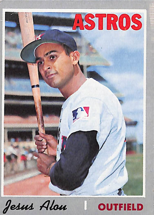 FIINR Baseball Card 1970 Topps Jesus Alou Vintage MLB Baseball Error Card #248 - Error Card - Mint Condition