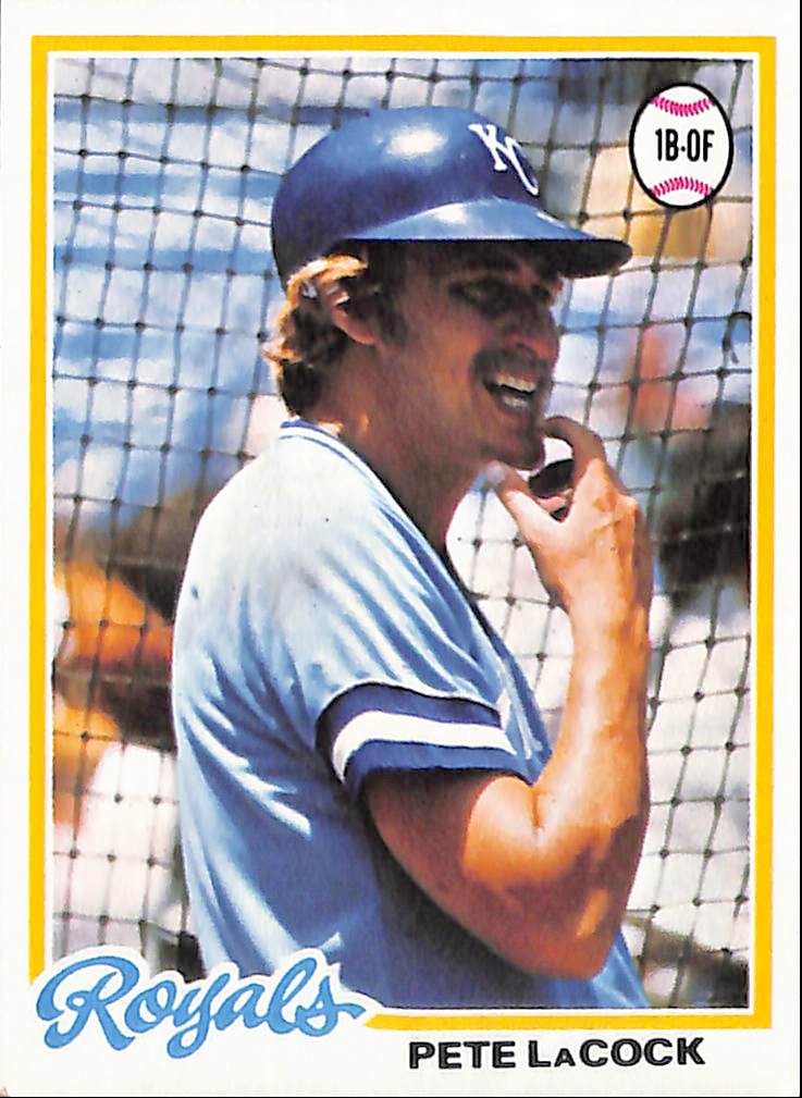 FIINR Baseball Card 1978 Topps Pete LaCock Vintage Baseball Card #157 - Mint Condition