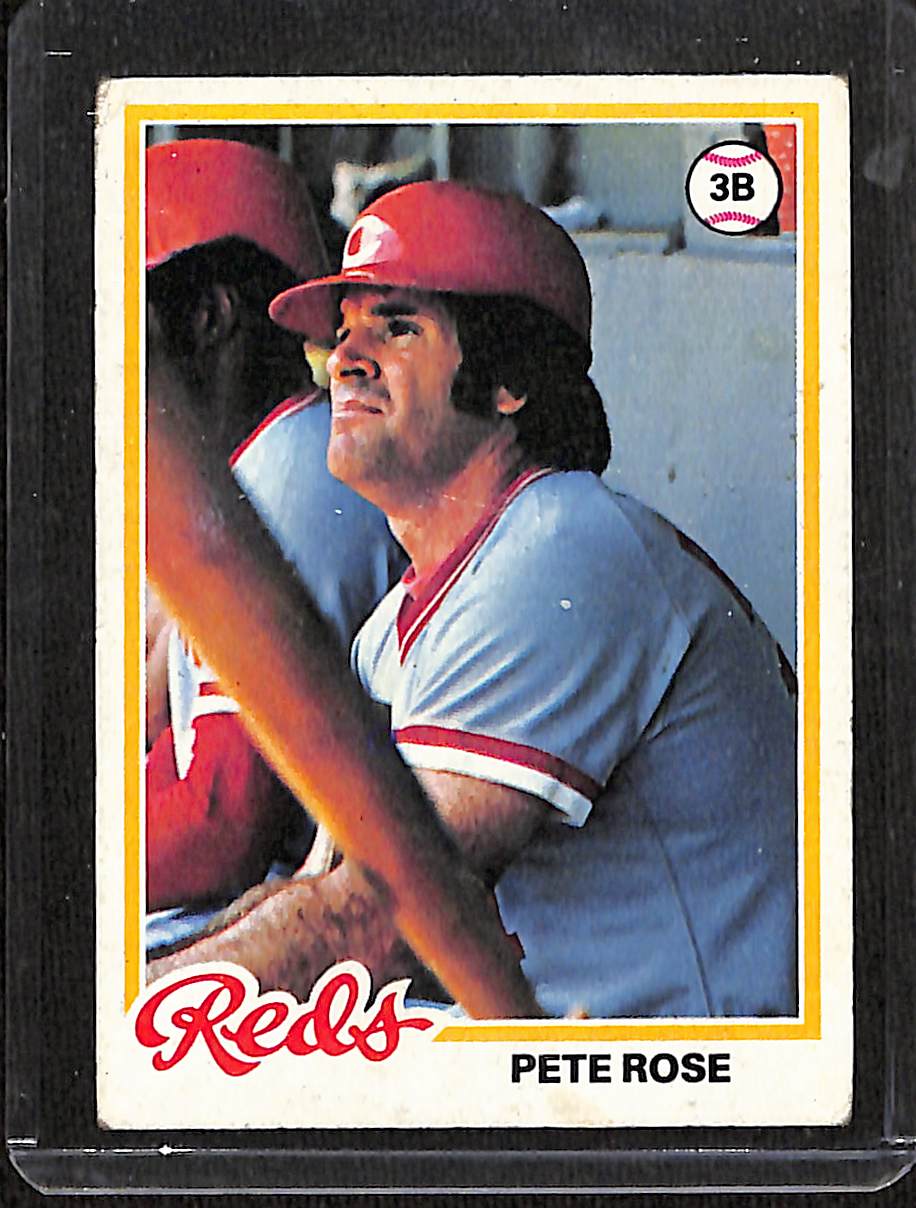 FIINR Baseball Card 1979 Topps Pete Rose Vintage MLB Baseball Card #20 - Good Condition