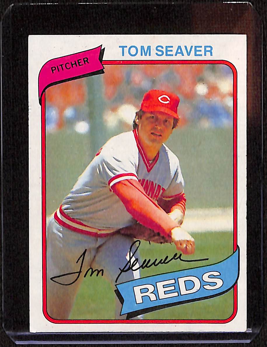 FIINR Baseball Card 1980 Topps Tom Seaver Baseball Card #500 - Mint Condition