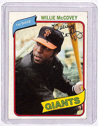 FIINR Baseball Card 1980 Topps Willie McCovey Baseball Card #335 - Mint Condition