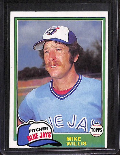 FIINR Baseball Card 1981 Topps Mike Willis Vintage Baseball Card #324 - Mint Condition