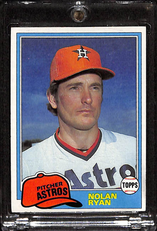 FIINR Baseball Card 1981 Topps Nolan Ryan Astros Vintage Baseball Card #240 - Pristine - Mint Condition
