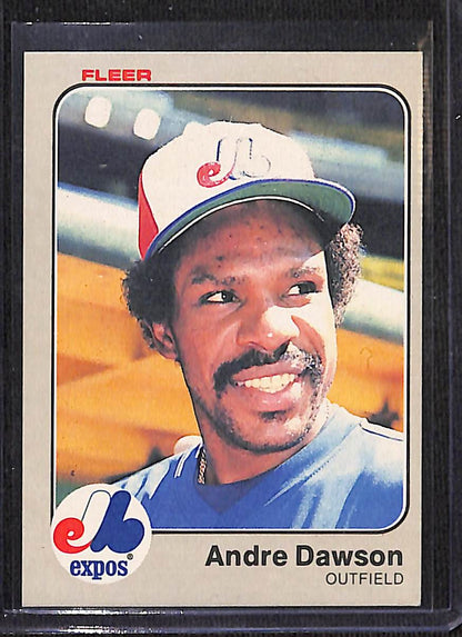 FIINR Baseball Card 1983 Fleer Andre Dawson Vintage Baseball Card #280 - Mint Condition