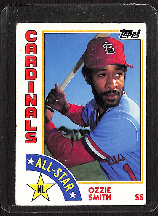 FIINR Baseball Card 1984 Topps Ozzie Smith Vintage Baseball Card #389 - Good Condition
