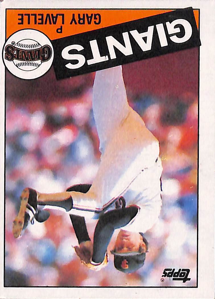 FIINR Baseball Card 1985 Topps Gary Lavelle Vintage Baseball Card #462 - Mint Condition