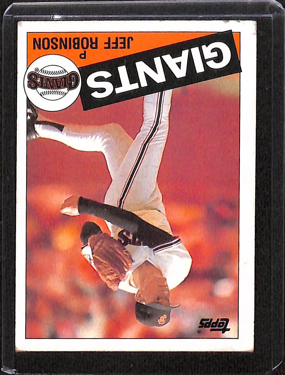 FIINR Baseball Card 1985 Topps Jeff Robinson Vintage Baseball Card #592 - Mint Condition