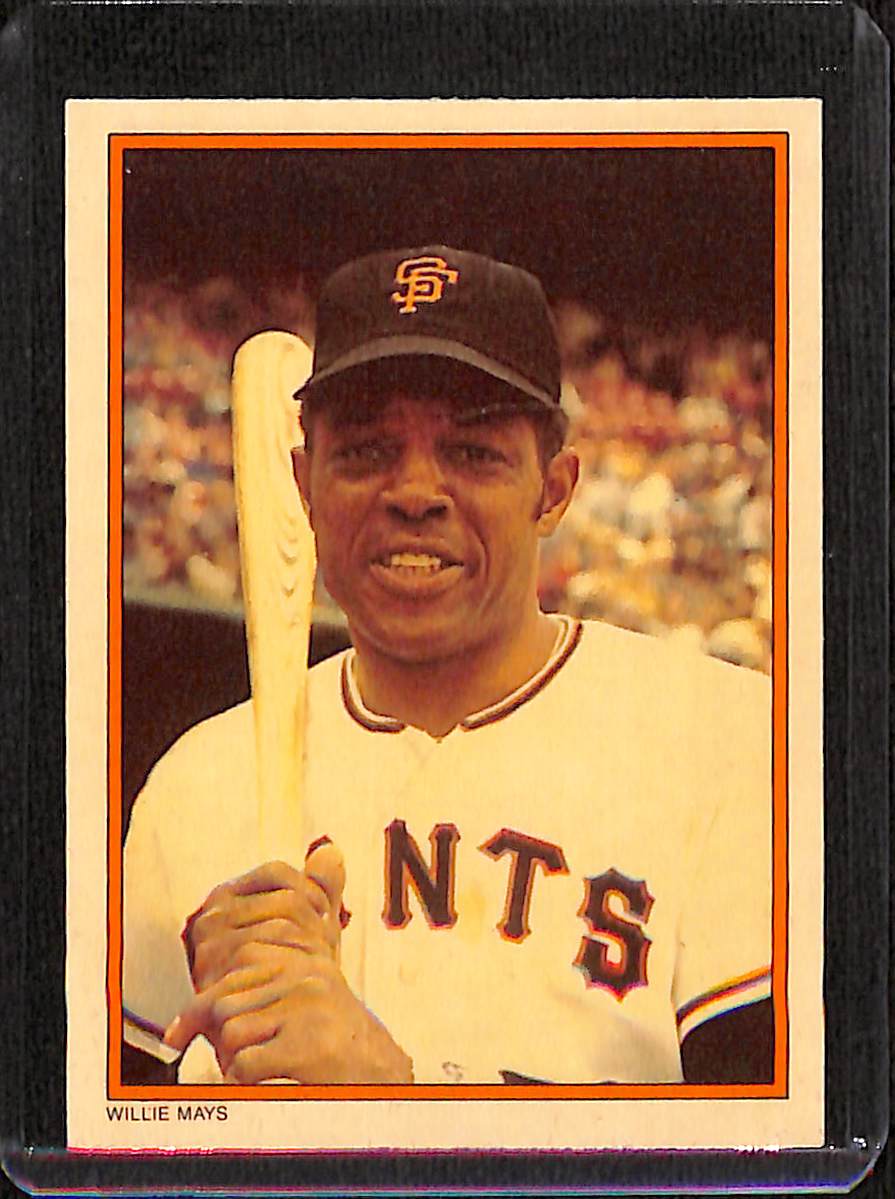 FIINR Baseball Card 1985 Topps Willy Mays Vintage Baseball Card #3 - Mint Condition