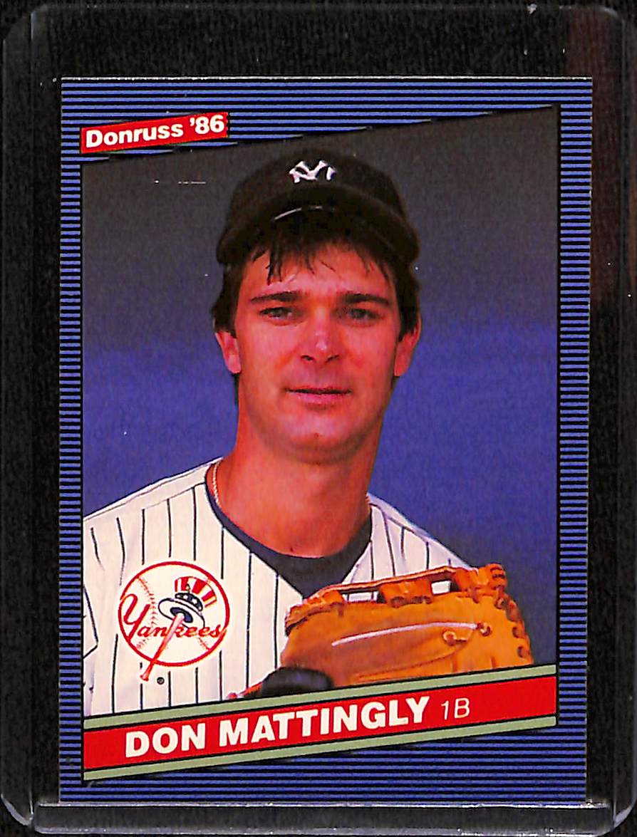 FIINR Baseball Card 1986 Donruss Don Mattingly Vintage Baseball Card #173 - Mint Condition