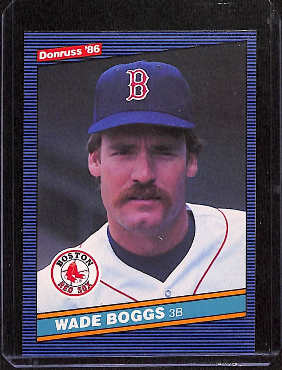 FIINR Baseball Card 1986 Donruss Wade Boggs MLB Vintage Baseball Card #371 - Mint Condition