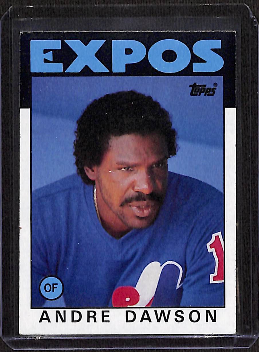 FIINR Baseball Card 1986 Topps Andre Dawson Vintage Baseball Card #760 - Mint Condition