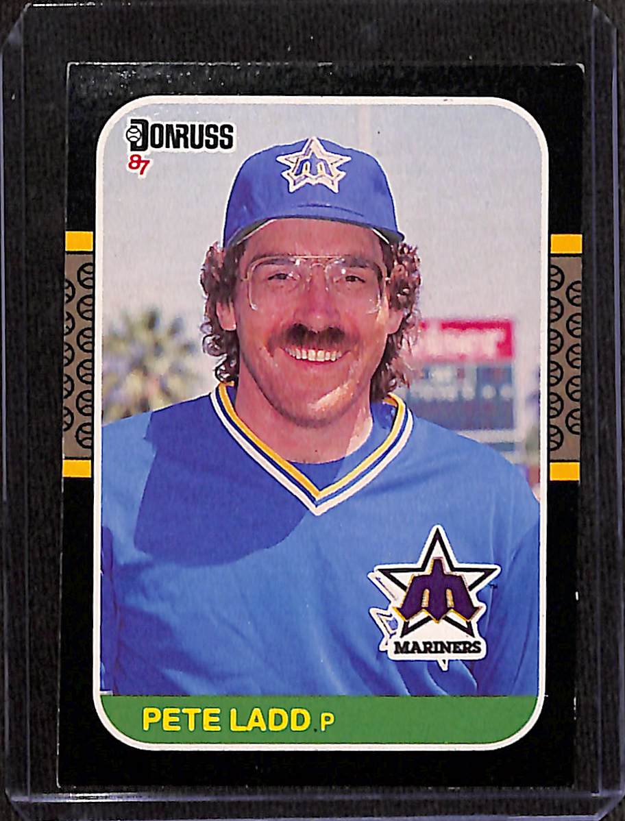 FIINR Baseball Card 1987 Donruss Pete Ladd Vintage MLB Baseball Card #660 - Mint Condition