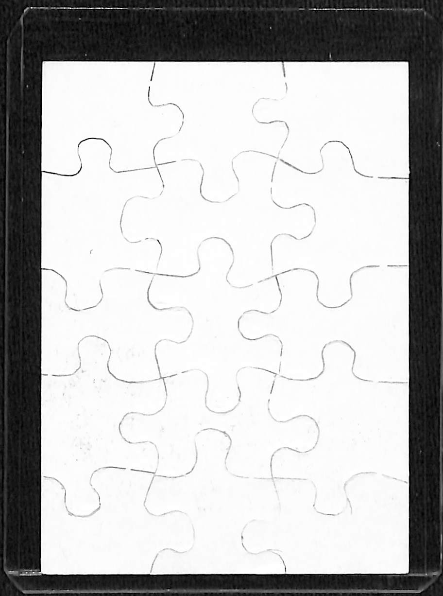 FIINR Baseball Card 1987 Donruss Puzzle Roberto Clemente Vintage Baseball Card - Puzzle Card - Mint Condition