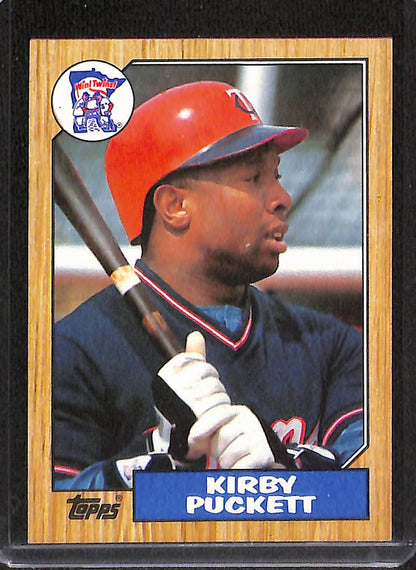 FIINR Baseball Card 1987 Topps Kirby Puckett MLB Vintage Baseball Error Card #450 - Error Card - Mint Condition