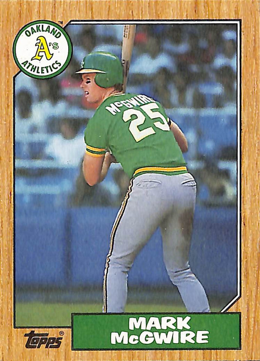 FIINR Baseball Card 1987 Topps Mark McGwire Rookie MLB Baseball Card #366 - Rookie Card - Mint Condition
