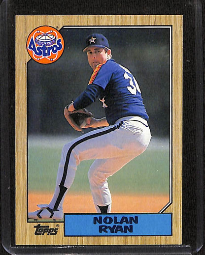 FIINR Baseball Card 1987 Topps Nolan Ryan Baseball Card Astros #757 - Mint Condition