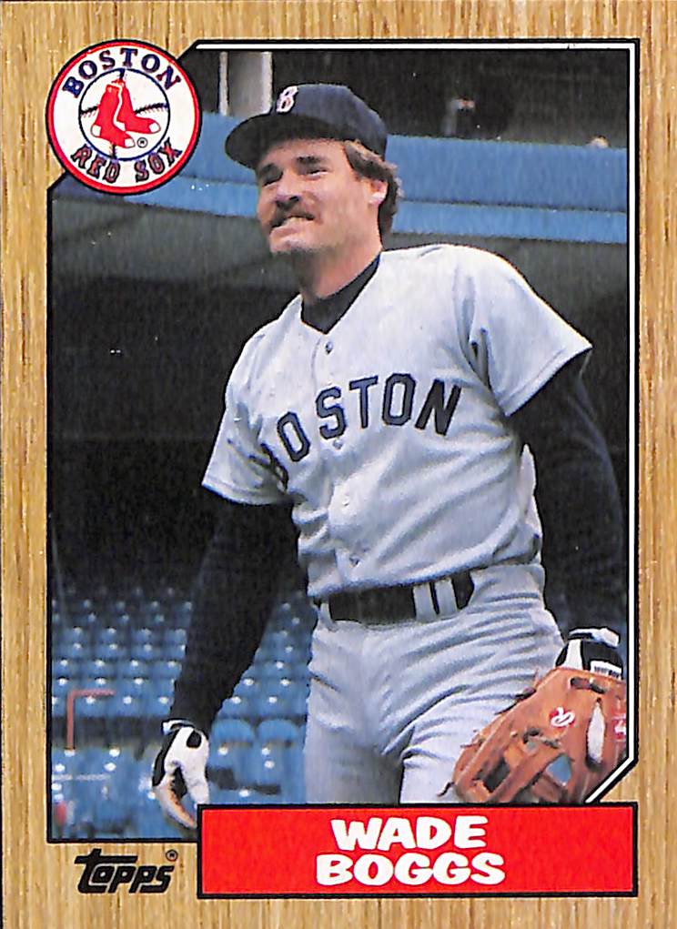 FIINR Baseball Card 1987 Topps Wade Boggs Baseball Card #150 - Mint Condition