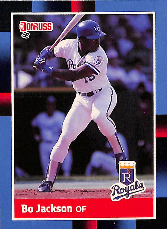 FIINR Baseball Card 1988 Donruss Bo Jackson MLB Baseball Card Royals #220 - Mint Condition