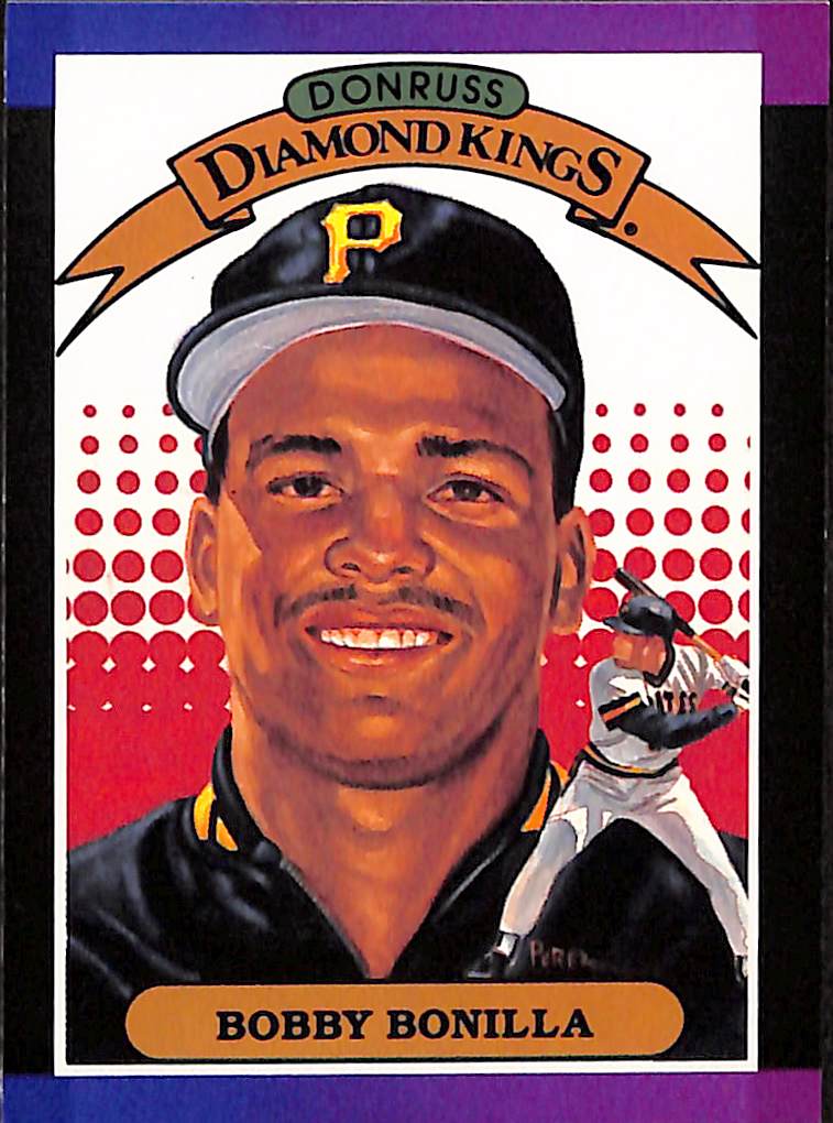 FIINR Baseball Card 1988 Donruss Diamond Kings Bobby Bonilla Baseball Card #2 - Mint Condition