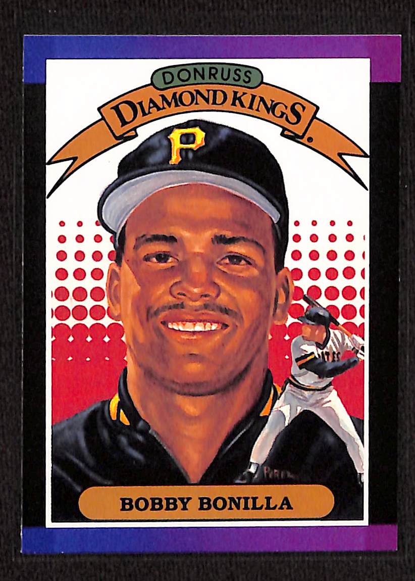 FIINR Baseball Card 1988 Donruss Diamond Kings Bobby Bonilla Baseball Card #2 - Mint Condition