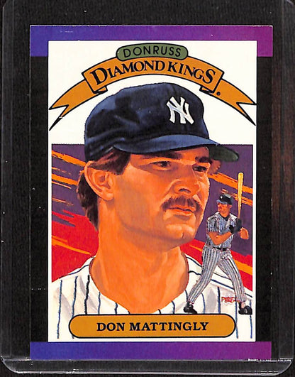FIINR Baseball Card 1988 Donruss Diamond Kings Don Mattingly Baseball Card #26 - Mint Condition